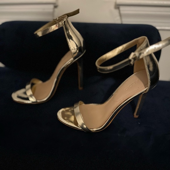 ALDO Polesia Gold Sandal - Picture 8 of 11